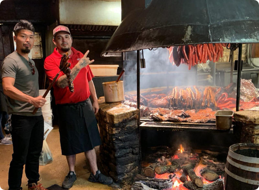 アメリカ修行中写真